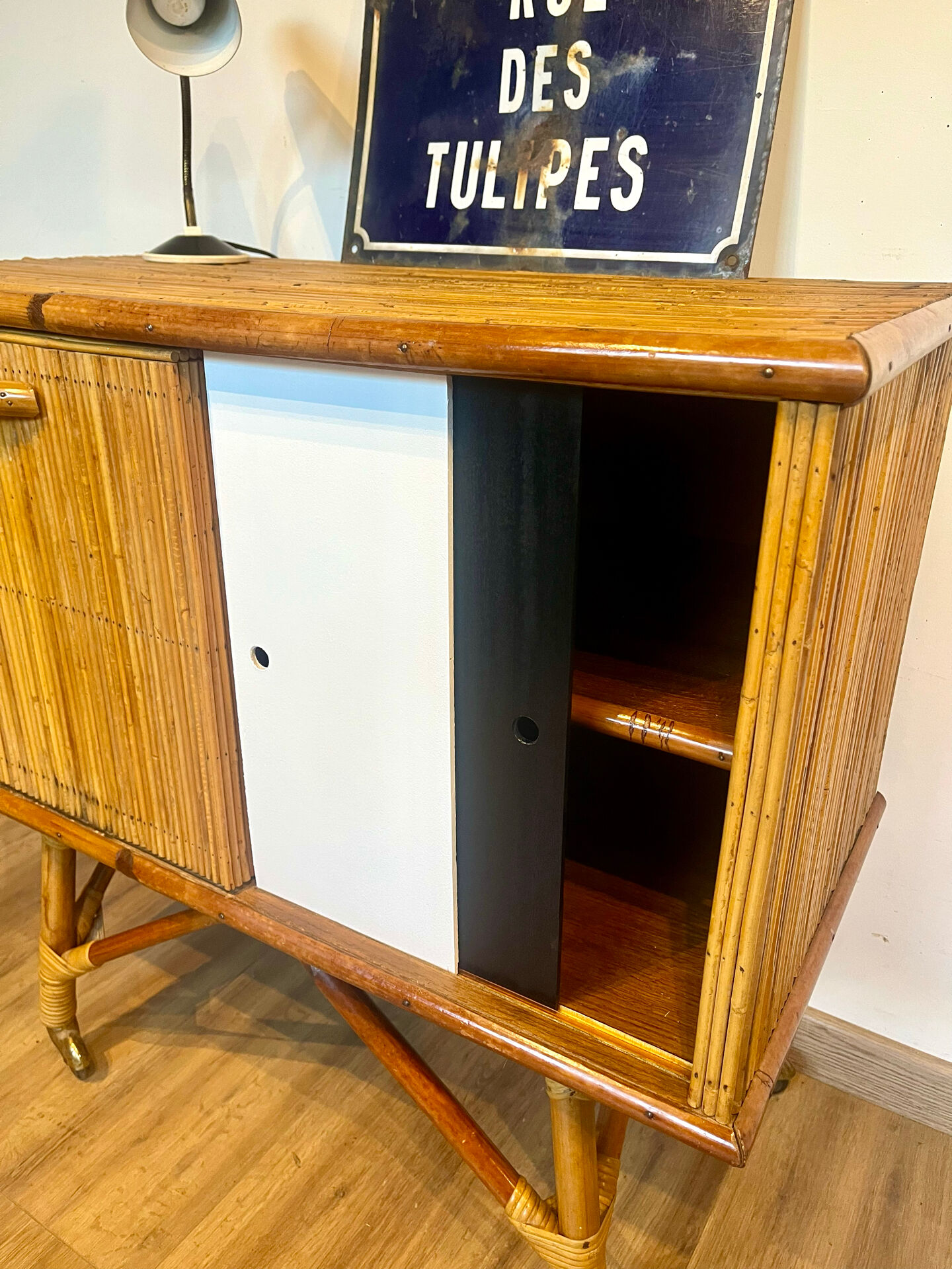 Rattan sideboard