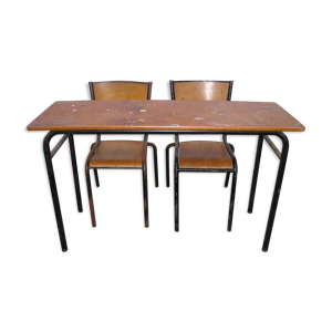 Table d'école et ses - chaises mullca