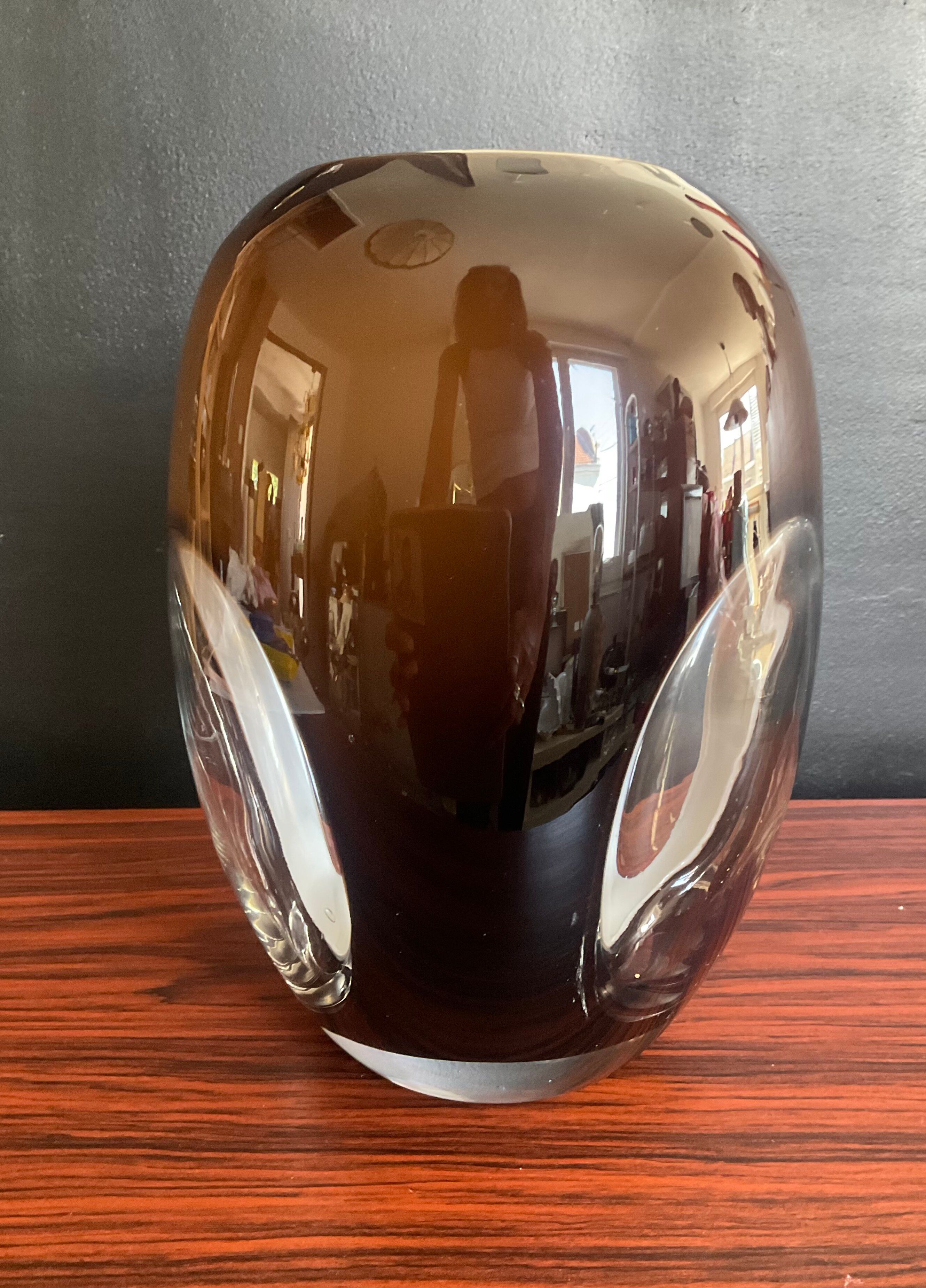 Vase Space Age in triple-layer glass