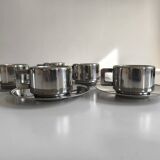 Service de 5 tasses à café en inox STO casalinghi