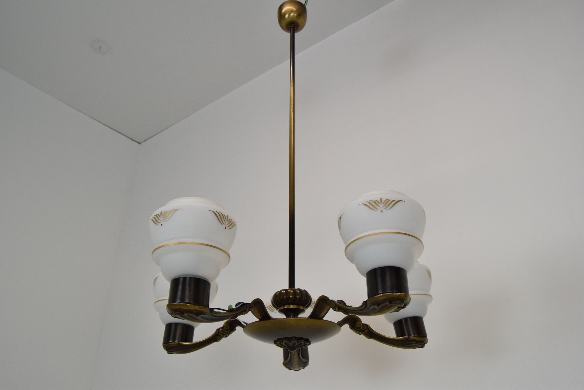 Lustre Art déco, Allemagne, années 1930.