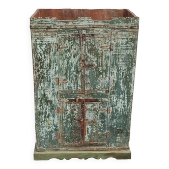 Old wooden storage unit