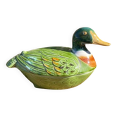 Terrine vintage barbotine canard (Michel Caugant)