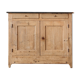Parisian buffet in raw wood "peach"