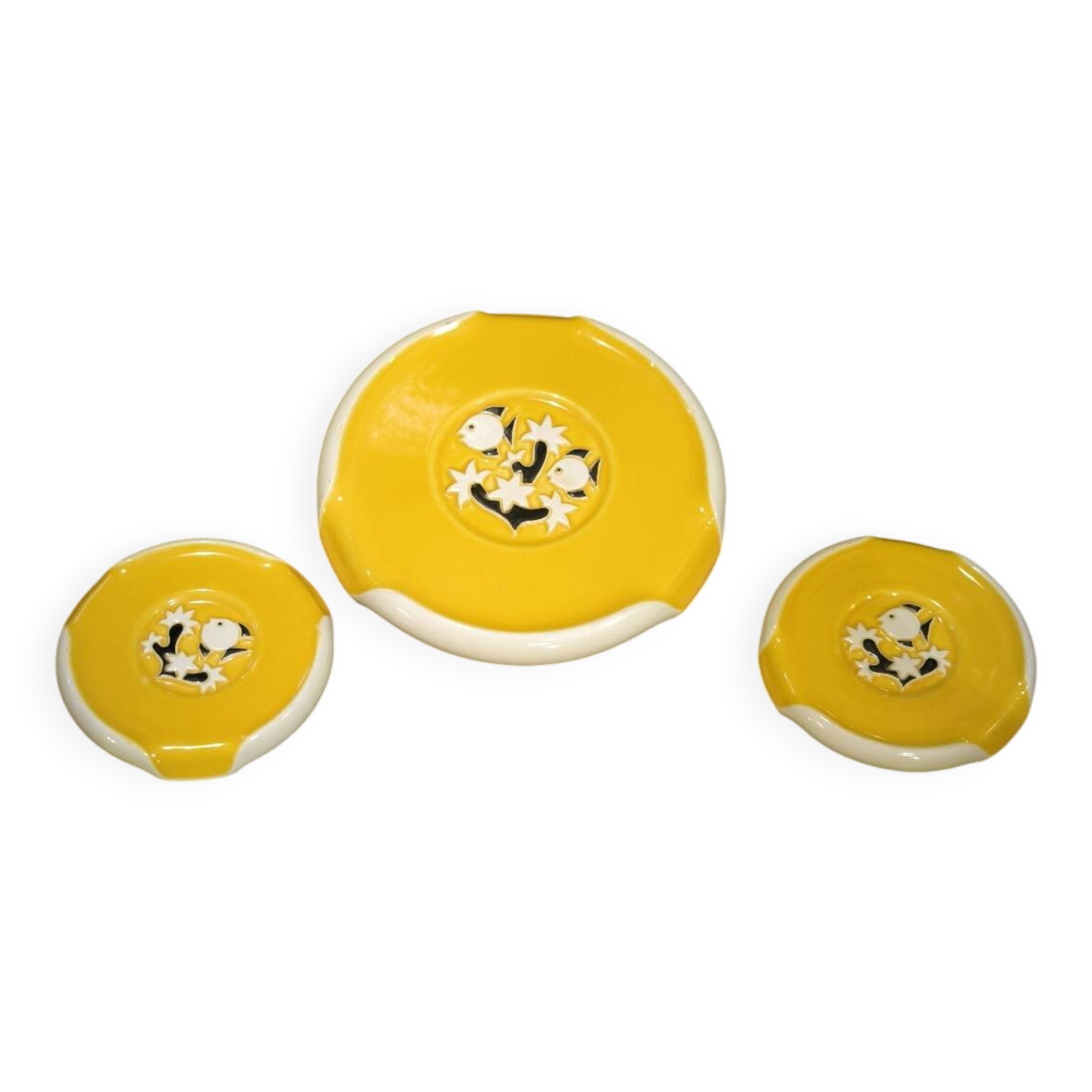 Set of trivets and bottle coasters, 1930