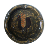 HOFER enamelled ceramic ashtray (Alsace)