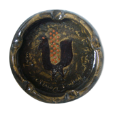 HOFER enamelled ceramic ashtray (Alsace)