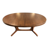 Table extensible Baumann vintage années 1970