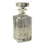 Carafe à whisky motifs pointes de diamant en cristal H23
