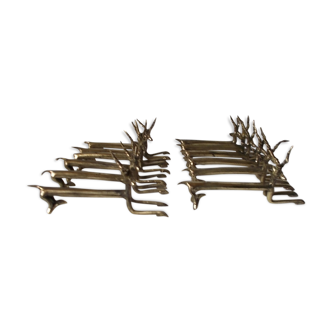 Brass knives holders