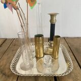 Silver metal tray, 1950s