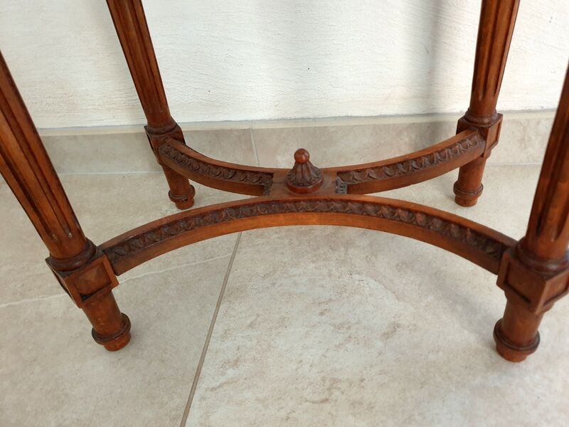 High piano stool or bench, Louis XVI style 1900