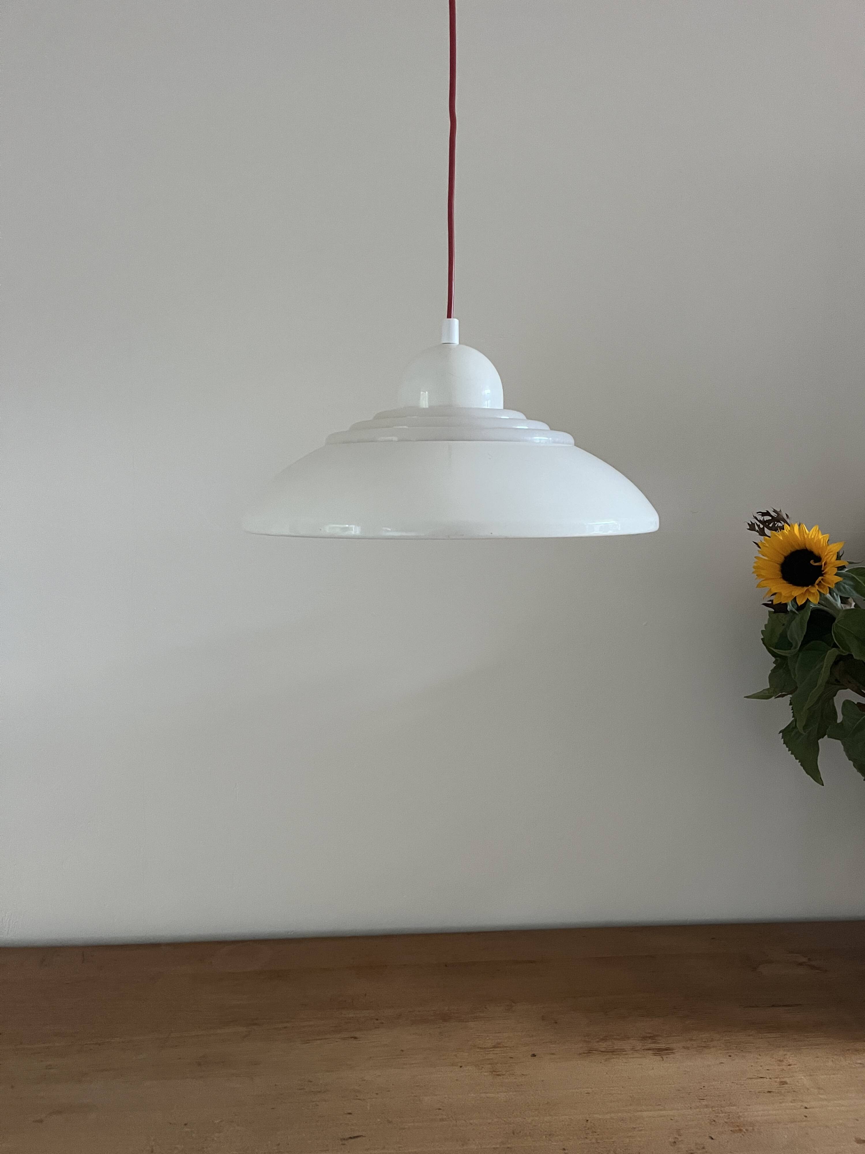 Vintage UFO pendant - Knud Christensen - Danish design lamp