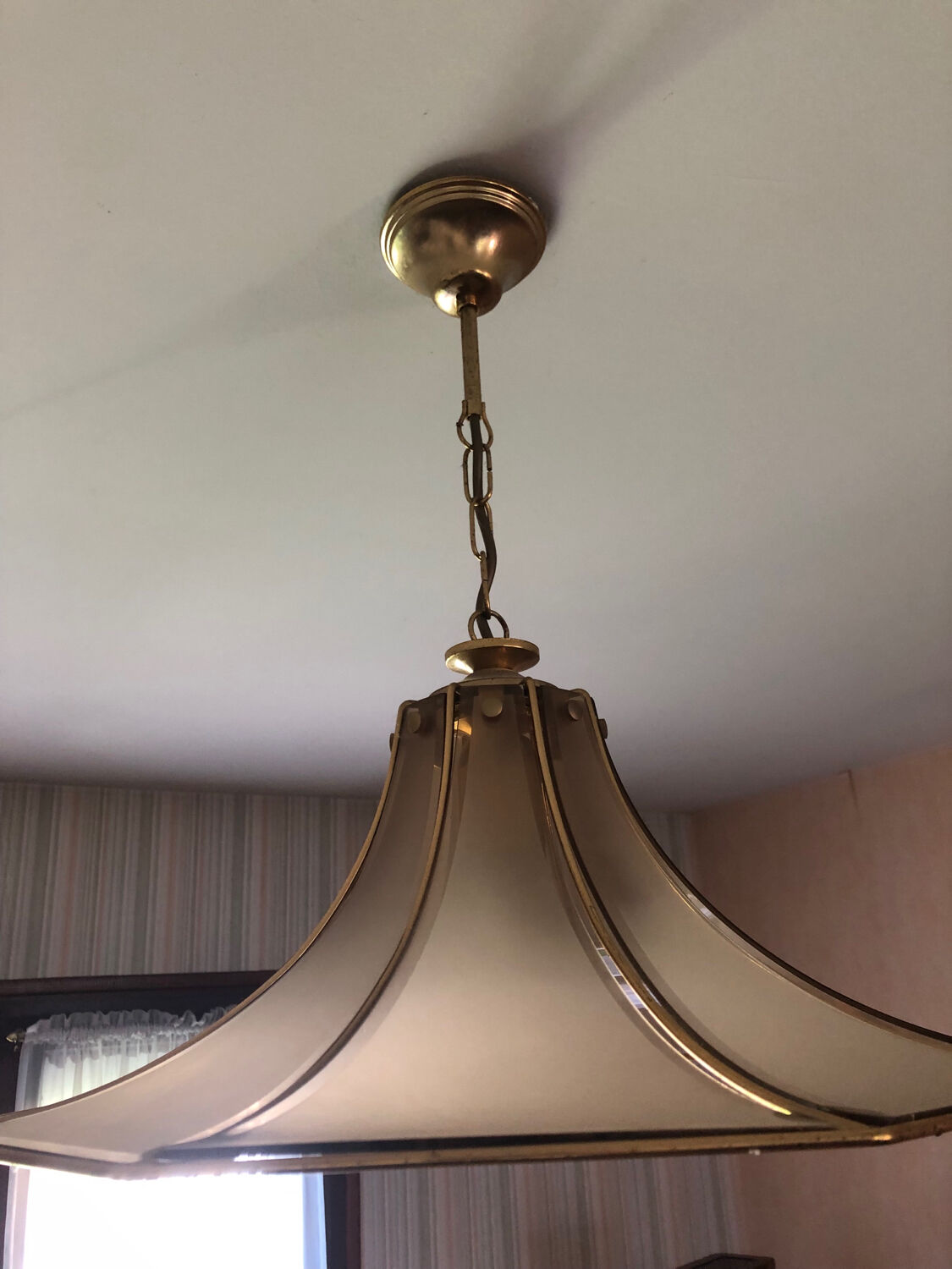 Suspension luminaire art deco