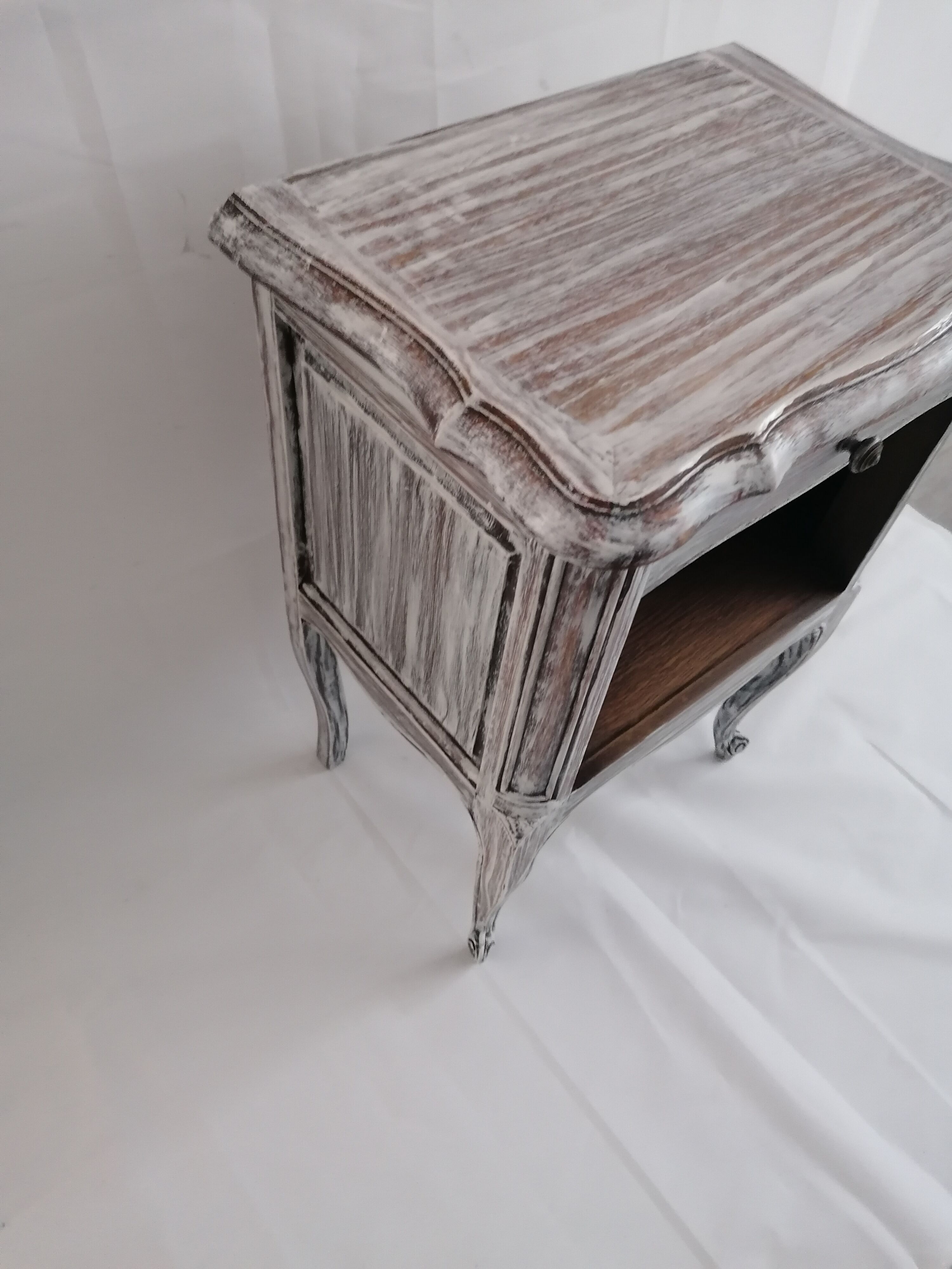 Chic shabby bedside table