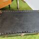 Old black black gold ironing