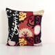 Vintage embroidered cushion cover 46x48 cm