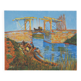 Vincent Van Gogh : Le Pont de Langlois, lithographie signée