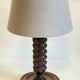 Lampe bois façon Charles Dudouyt