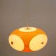 Massive Belgium Bug Eye Space Age UFO Lamp, Yellow Mid-Century Modern Light
