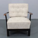 1940s Restored Thonet Armchair , Czechoslovakia