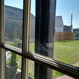 Pair of old glazed doors