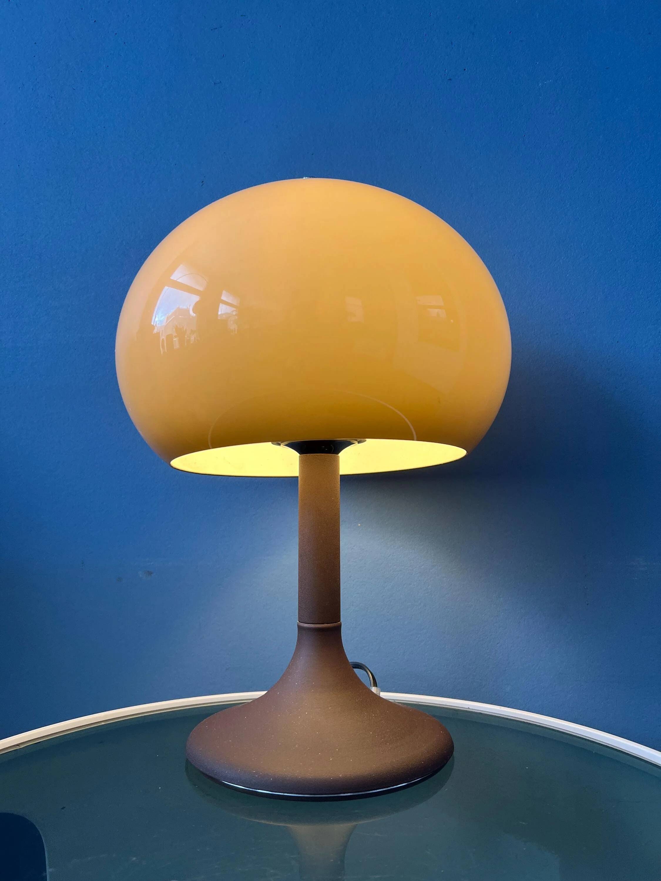 Lampe de table champignon vintage Mid-Century Herda Space Age