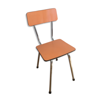 Orange formica chair