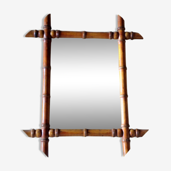 Miroir bambou 45x53cm