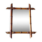 Bamboo mirror 45x53cm