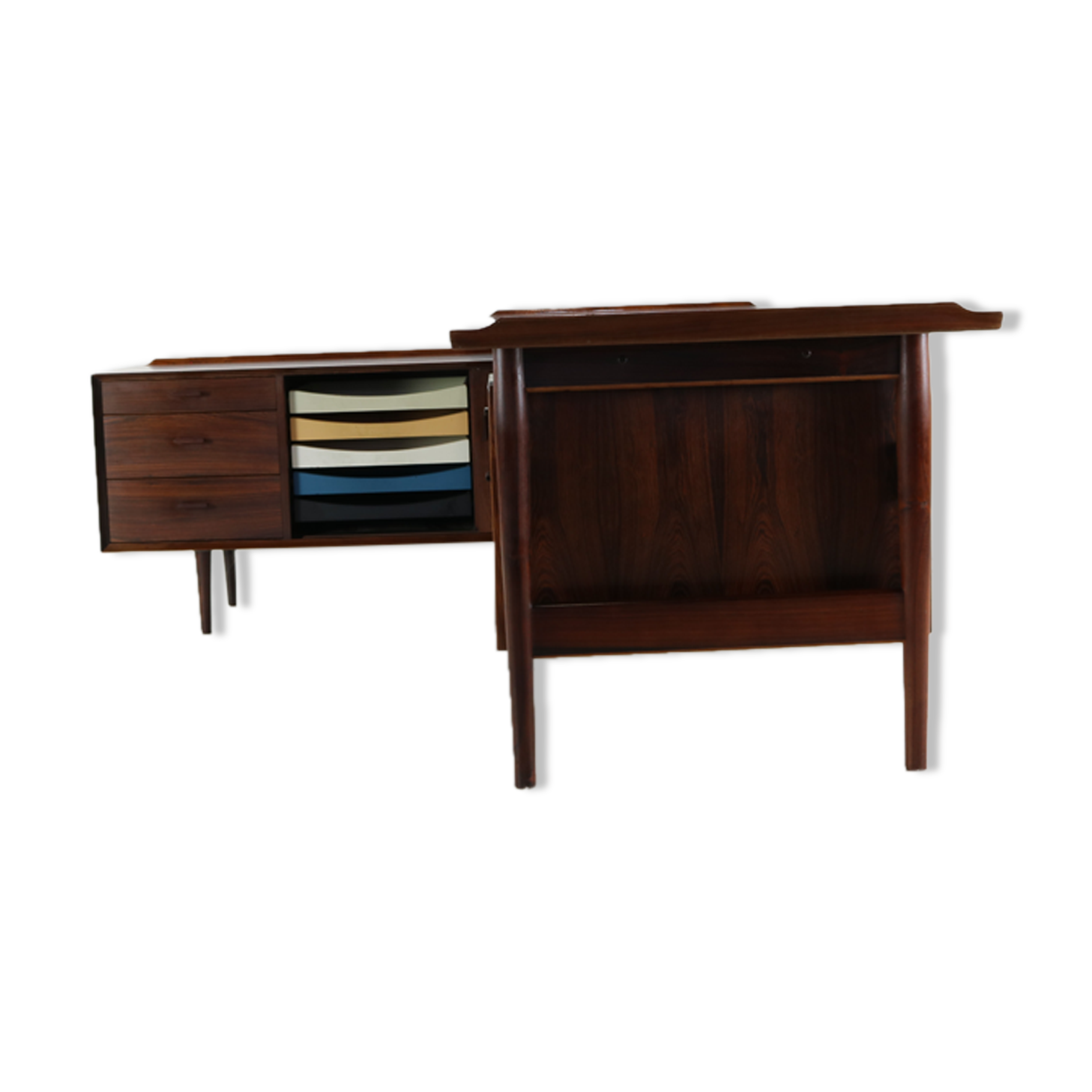 Bureau en palissandre par Arne Vodder pour Sibast Danemark
