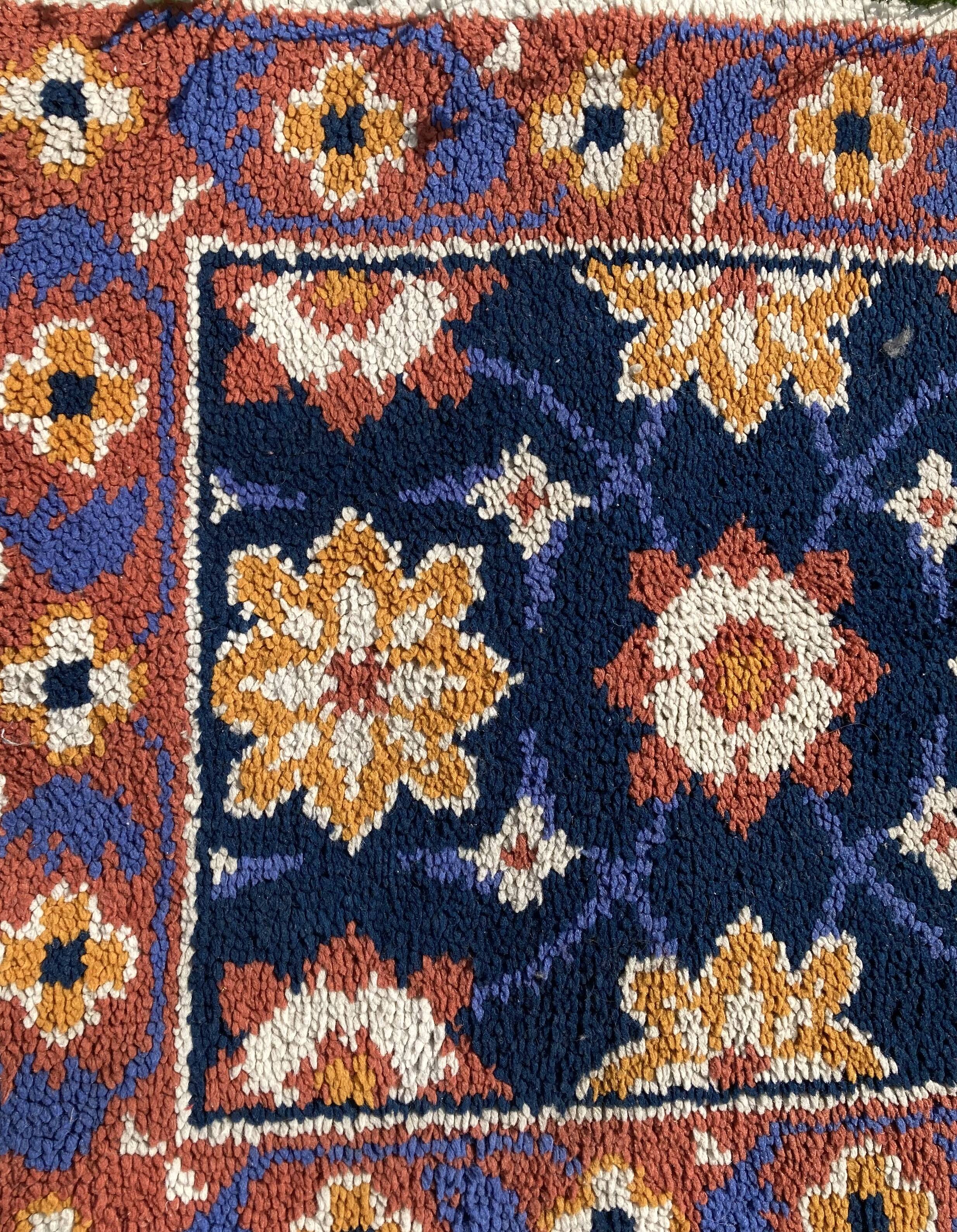 Tapis en laine coloré - 140x80cm