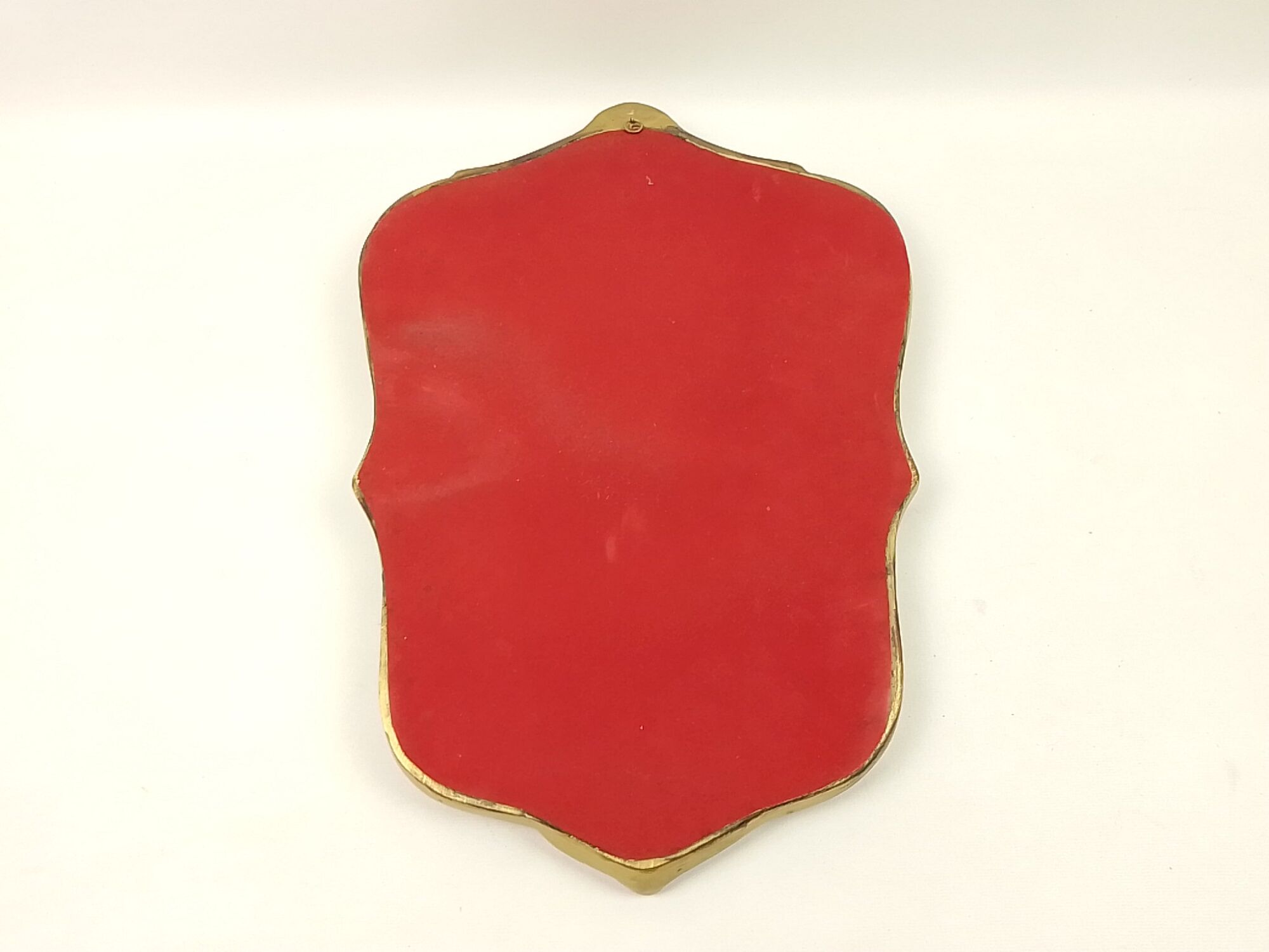 Golden resin mirror - 50x31cm