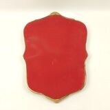 Golden resin mirror - 50x31cm