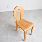 Rainer Daumiller pine wood dining chairs for Hirtshals Savvaerk - set of 4 - 1970s