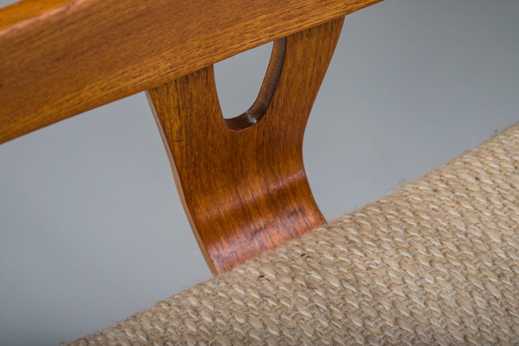 Danish modern teak bar stools by Dyrlund, Denmark, 1960s, set of 2