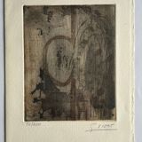 Original engraving by Suzanne Visat. Signed and numbered. 1994