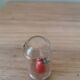 Miniature glass bell pear artisanal ceramic