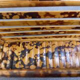 Vintage bamboo tiger wall shelf from the 70s.