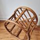 Petit tabouret/porte-plante en rotin '1970 - Vintage