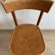 Set of 4 vintage wooden bistro chairs