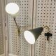 Paire d'appliques modulables design scandinave 1950.