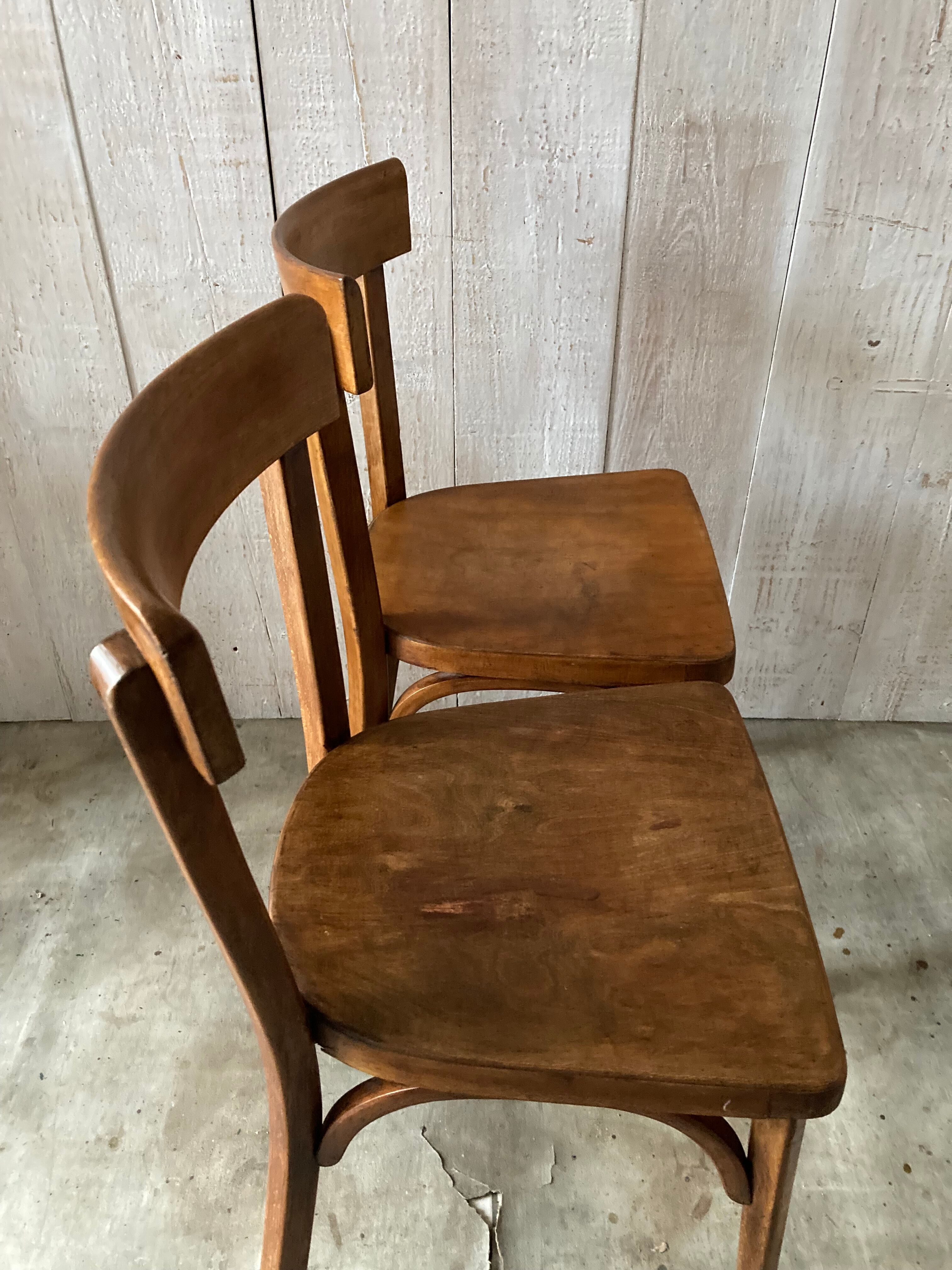 Pair of Baumann chairs