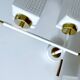 Pair of vintage architectural wall lights, 1960s