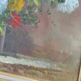 Painting painting bouquet of flowers