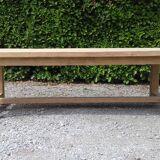 Farm table solid oak raw wood