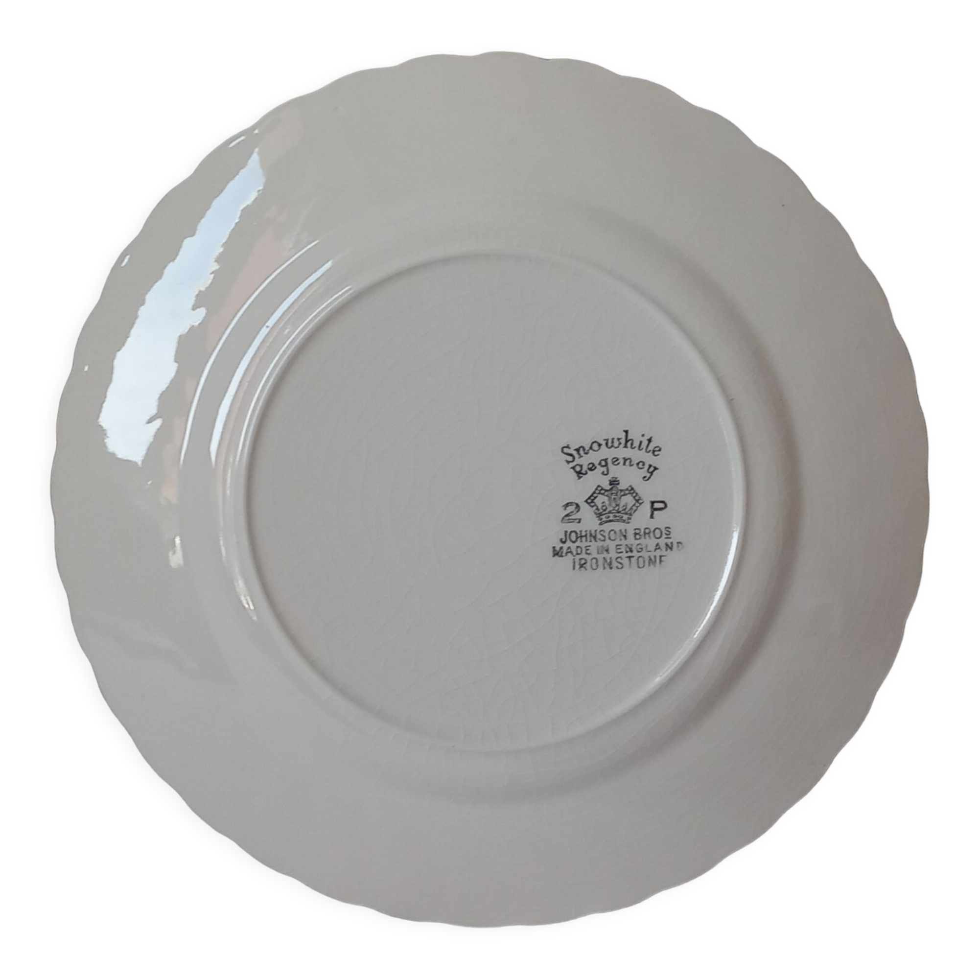 Snowhite Regency Johnson Bros Plates