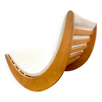 Wooden rocking chair circa 1970