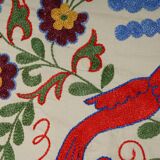 Vintage Turkish rug hand-knotted 44x96 cm