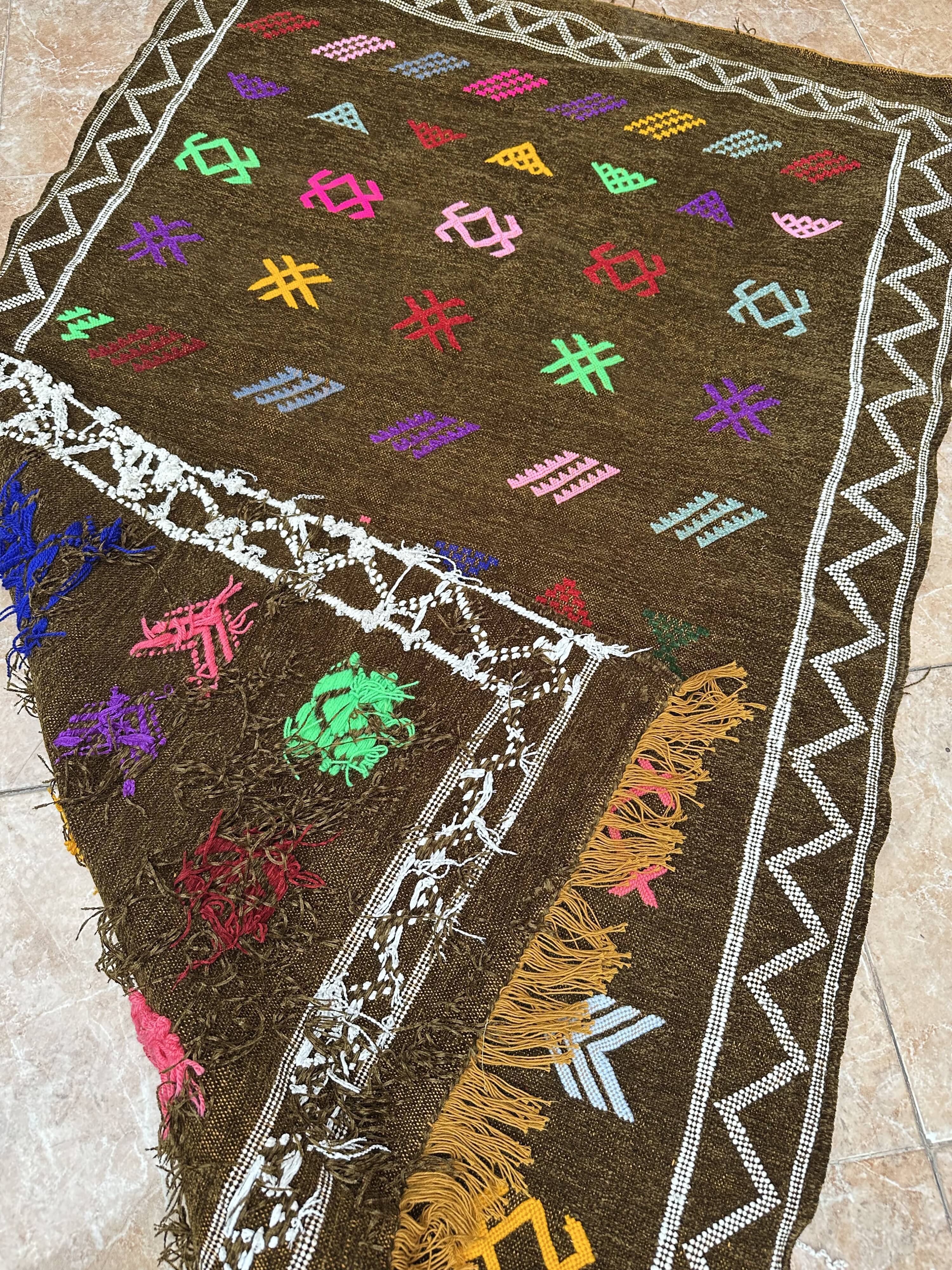 Moroccan rug - handmade rug - Berber wool rug - Floor rug